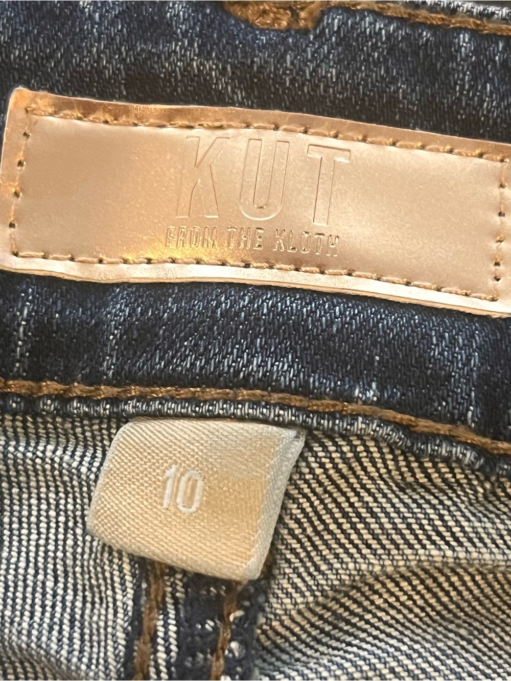KUT Meg Women’s Jeans in Dark Blue - Picture 8 of 10